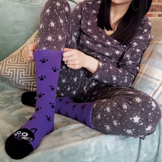 Ladies / Womens Fluffy Non Slip Slipper Socks with Animal Designs - Image 4