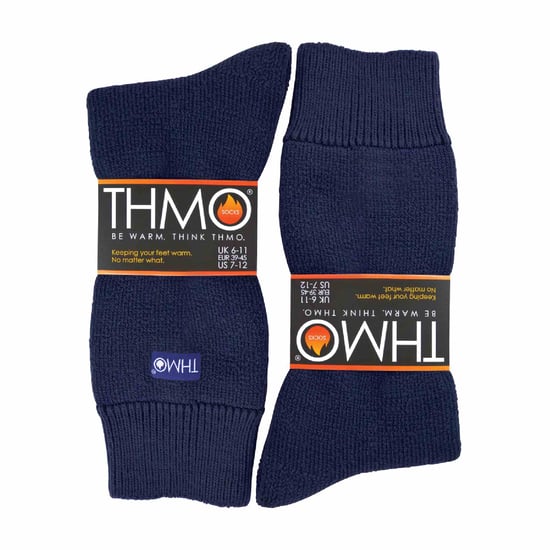 THMO - 1 par tjocka, fleecefodrade och varma termosockor för herrar på vintern - Image 2