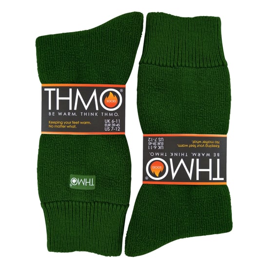 THMO - 1 par tjocka, fleecefodrade och varma termosockor för herrar på vintern - Image 2