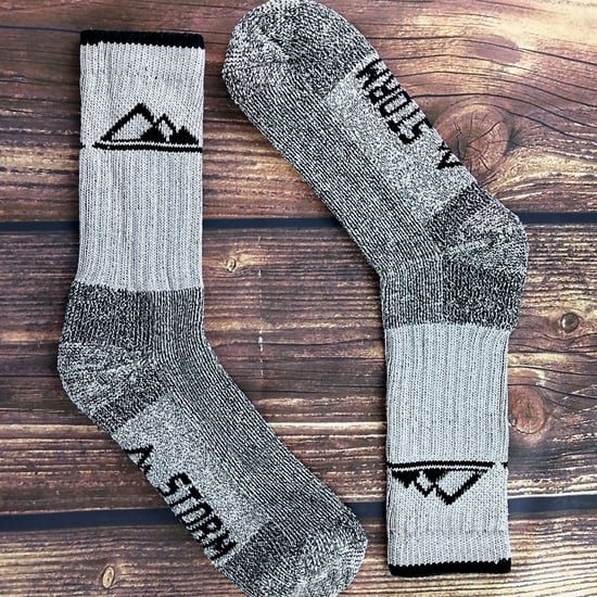 3 Pairs Mens Heavy Cushioned Breathable Outdoor Cotton Hiking Socks - Image 4