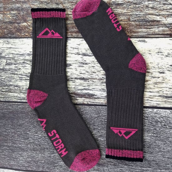 3 Pairs Ladies Lightweight Breathable Hiking Socks with Arch Support - Image 5
