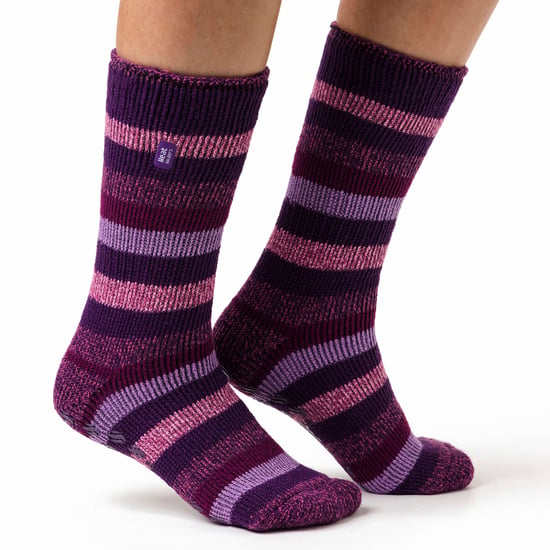 HEAT HOLDERS - Ladies Non Skid Thermal Slipper Socks with Grips - Image 3