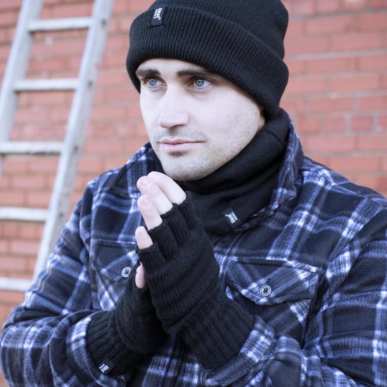Vintervarma 3.2 TOG Fleece fodrade isolerade fingerlösa handskar för herrar - Image 3
