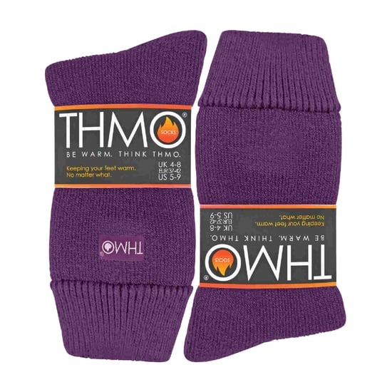 THMO - 1 Pair Ladies Thick Fleece Lined Warm Thermal Socks for Winter - Image 2