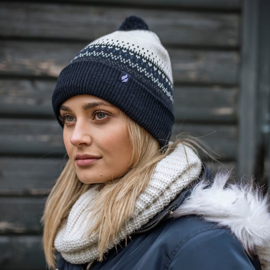 HEAT HOLDERS - Ladies / Womens Knitted Beanie Bobble Hat with Pom Pom - Image 4