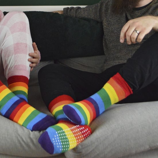 THMO - Regenboog thermo pantoffelsokken voor heren en dames - Regenboog - Image 4