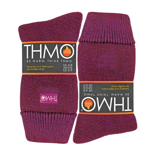 THMO - 1 par tjocka, fleecefodrade och varma termosockor för damer för vintern - Image 2