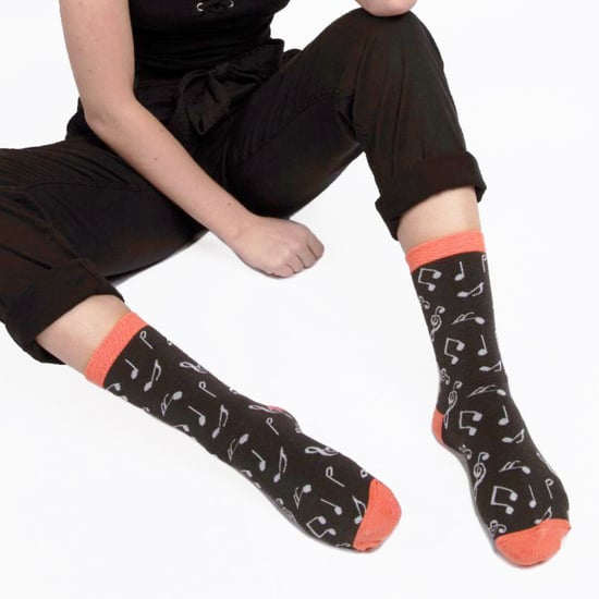 Miss Sparrow - Ladies Bamboo Socks | Novelty Patterned Striped Polka Dot Socks | Breathable Soft | Gifts for Her - Bright Thick Stripe - Image 4