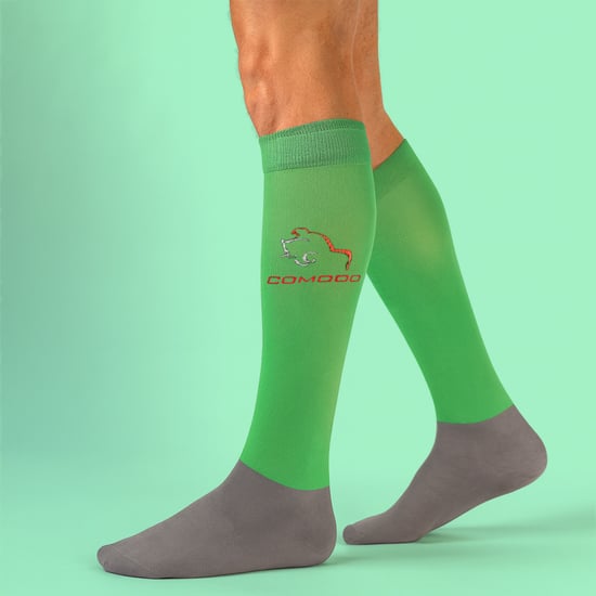 Comodo - Ladies Microfibre Knee High Horse Riding Equestrian Socks - Image 3