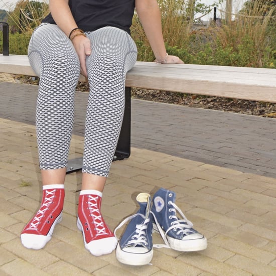 Sock Snob - 2 Par Unisex Vuxenstrumpor som ser ut som skor - Image 4