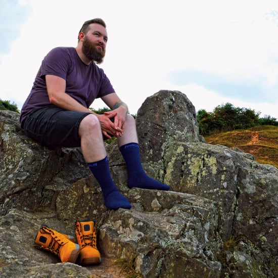 Sock Snob - 6 Pairs HIKE Mens Summer Breathable Cotton Hiking Socks - Image 5