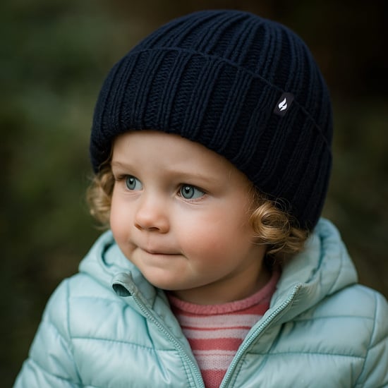 Heat Holders - Girls Chunky Ribbed Thermal Winter Hat & Gloves Set - Image 4