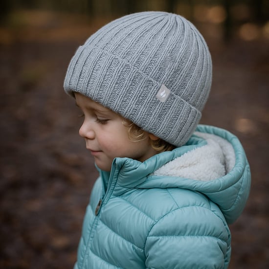 Heat Holders - Girls Chunky Ribbed Thermal Winter Hat & Gloves Set - Image 4