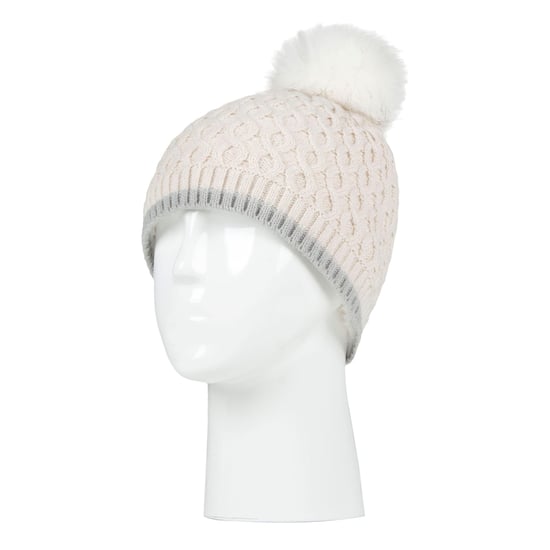 Heat Holders - Girls Thermal Insulated Pom Pom Bobble Beanie Hat and Gloves | Colourful Pastel Styles - Buttercream - Image 3
