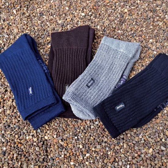 JEEP - 3 Pairs Mens Vintage Cotton Cushioned Socks for Hiking Boots - Image 4