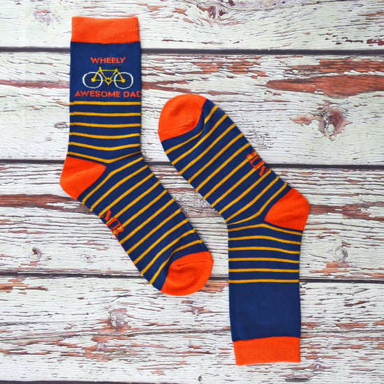 Mr Heron - Mens Dad Socks | Novelty Bamboo Socks | Breathable Soft | Fathers Day Gift for Amazing Dad - Dad Socks (Navy) - Image 4