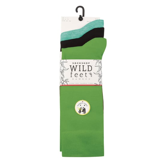3 Pack Mens Plain Coloured Bamboo Dress Socks - Image 2