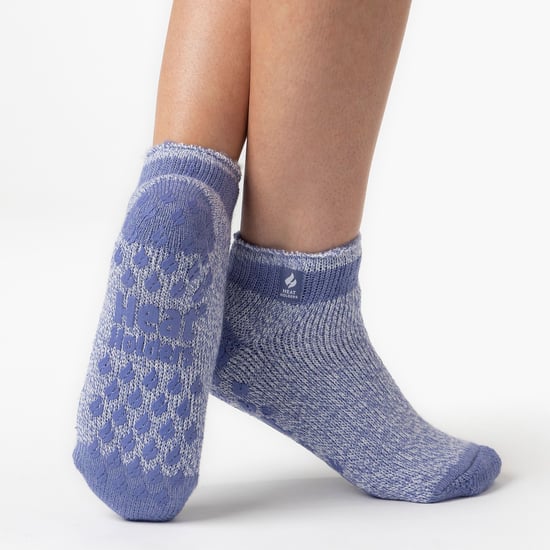 Heat Holders - Ladies Non Slip Thermal Ankle Slipper Socks with Grips - Image 3