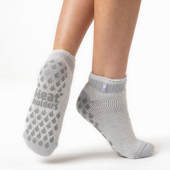 Heat Holders - Ladies Non Slip Thermal Ankle Slipper Socks with Grips - Image 4