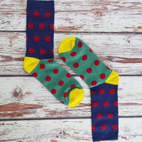 Mr Heron - Mens Bamboo Socks | Novelty Funky Socks | Patterned Argyle Striped Socks | Breathable Soft | Gifts for Him - Stars (Navy) - Image 4