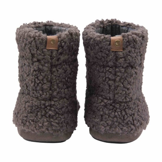 DUNLOP - Heren Fuzzy Sherpa Geheugen Schuim Slippers (8, Antraciet) - Image 2