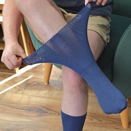 Extra Wide Bamboo Oedema Socks | Dr.Socks | Mens & Ladies | Socks for Swollen Feet Ankles Legs & Diabetics - Grey - Image 4