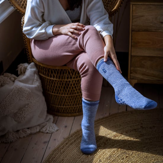 Värmehållare - tjocka, termiska, halkfria vintersockor för damer - Image 4