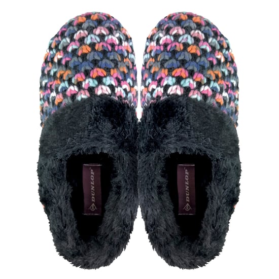 Dunlop - Dames Schattige Fluffy Pluche Winter Warme Luxe Comfort Gehaakte Huisslippers - Image 4