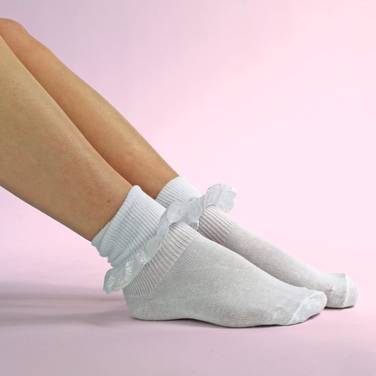 12 Pair Multipack White Frilly Lace Socks | 7 Sizes | Sock Snob | Girls Cute Cotton Rich School Socks - White - Image 3