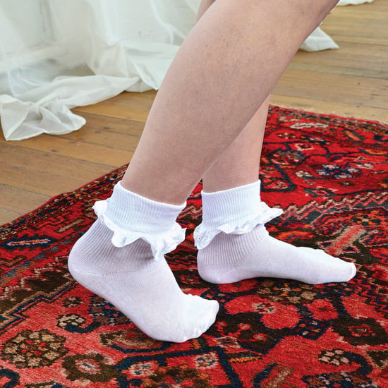 12 Pair Multipack White Frilly Lace Socks | 7 Sizes | Sock Snob | Girls Cute Cotton Rich School Socks - White - Image 4