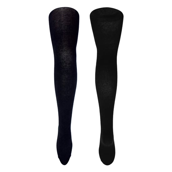 3 Pair Multipack Girls School Tights | Heat Holders | Plain Opaque Tights for Girls - Black - Image 3