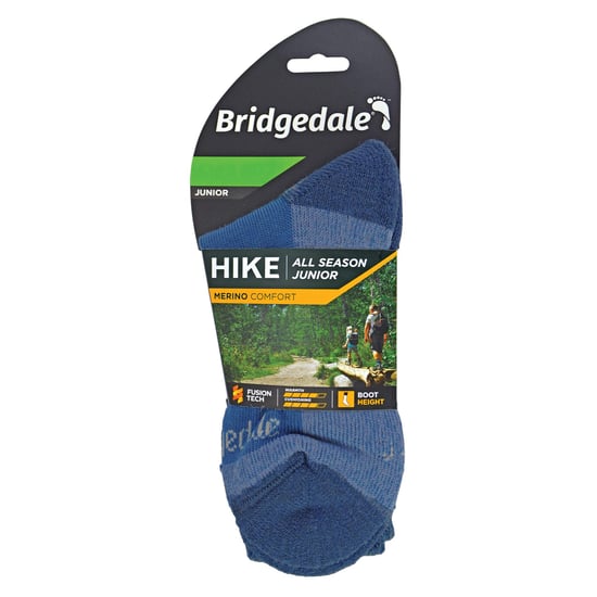 Bridgedale - Vandringsstrumpor i merinoull för barn - Stormblå - Image 2