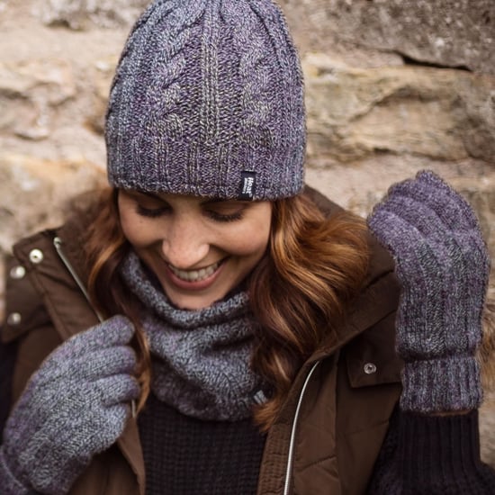 Heat Holders - Ladies Hat & Gloves Set for Winter - Cream - Image 5