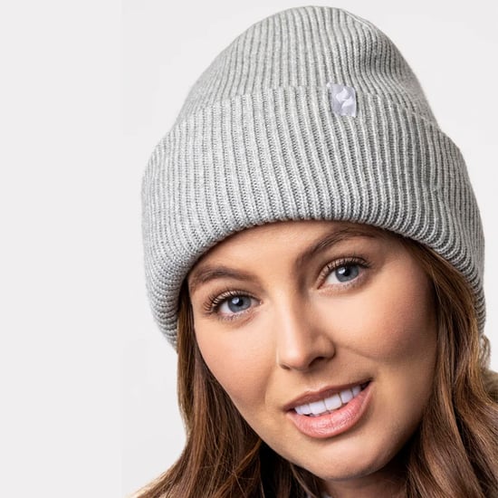 Ladies Fleece Lined Ribbed Turnover Hat | Heat Holders | Thermal Hat for Winter - Black - Image 3