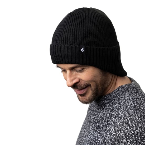 Heat Holders - Thermal Acrylic Winter Expedition Hat with Drop Neck for Men - Navy - Image 5