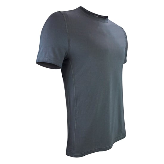 Mens Thermal T Shirt for Winter | Heat Holders | Breathable Thermal Short Sleeve T Shirt - Grey - Image 2