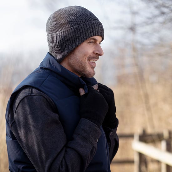 Heat Holders - Thermal Acrylic Winter Expedition Hat with Drop Neck for Men - Black - Image 4