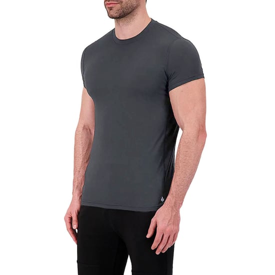 Mens Thermal T Shirt for Winter | Heat Holders | Breathable Thermal Short Sleeve T Shirt - Black - Image 5