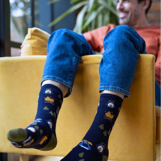 Men's Cozy Fleece-Lined Hobby Socks | Novelty Fluffy Thermal Socks - Grumpy Socks - Image 3