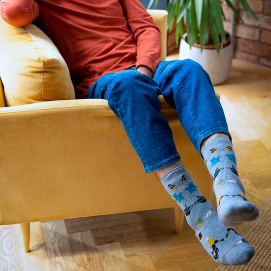 Men's Cozy Fleece-Lined Hobby Socks | Novelty Fluffy Thermal Socks - Grumpy Socks - Image 5