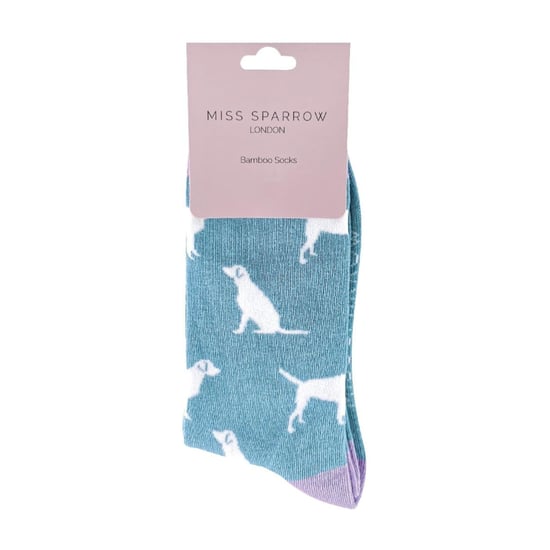 1 Pack Ladies Novelty Dog Pattern Bamboo Socks - Image 2