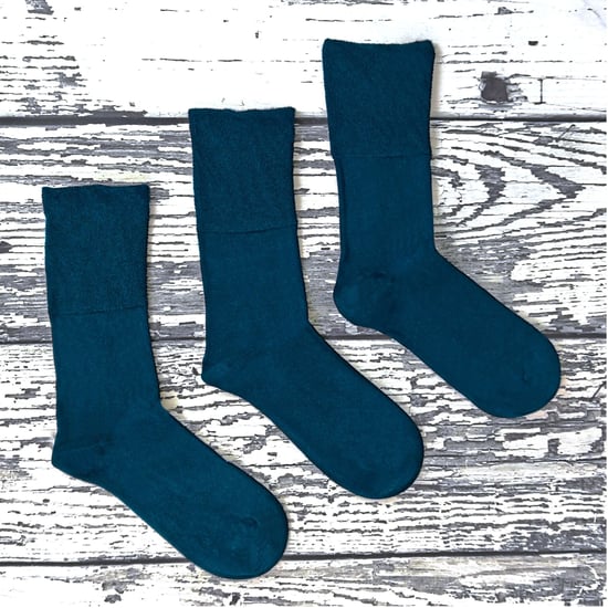 12 Pairs Mens Thermal Diabetic Socks | Sock Snob | Non Elastic Extra Wide Diabetic Socks for Poor Circulation - Black - Image 4