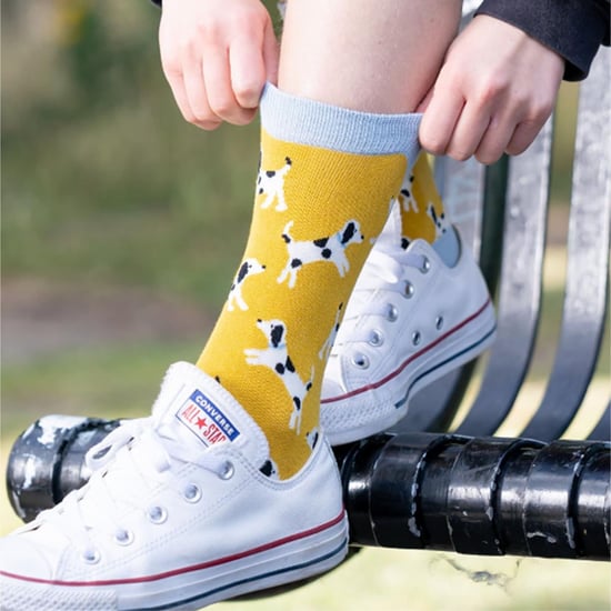 1 Pack Ladies Novelty Dog Pattern Bamboo Socks - Image 3