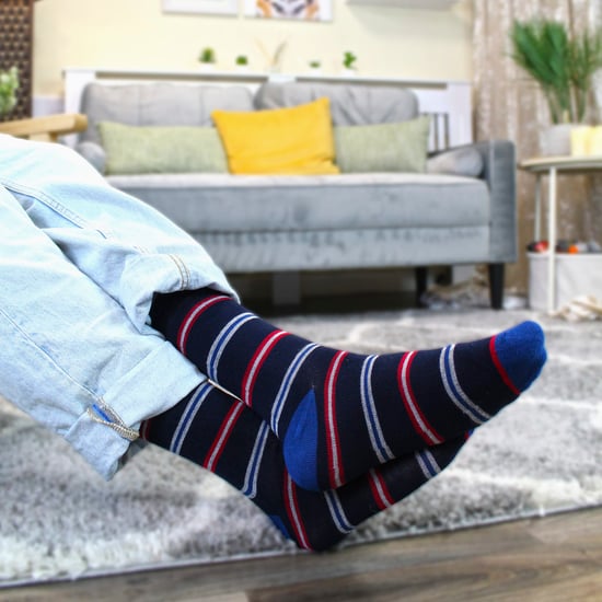 12 par multipack bambustrumpor för herrar | nyhet flerfärgad vadderad rolig design Crew Socks - Assorted - Image 4