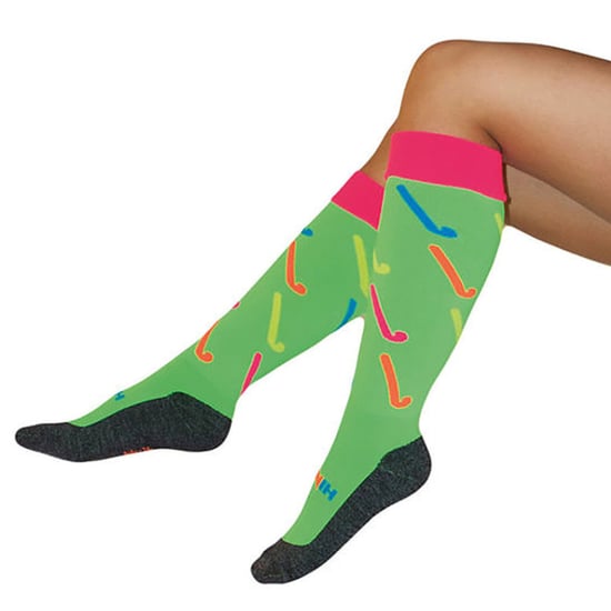 Hockey Socks with Cool Hockey Stick Designs | Hingly | Mens & Ladies | Ideal for Sports - White - Image 3