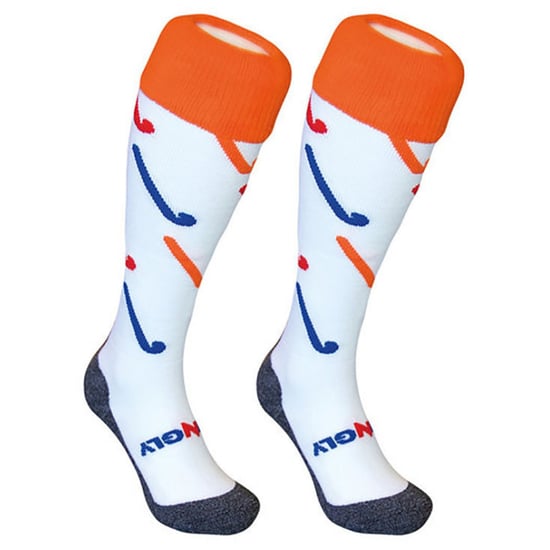 Hockey Socks with Cool Hockey Stick Designs | Hingly | Mens & Ladies | Ideal for Sports - White - Image 5