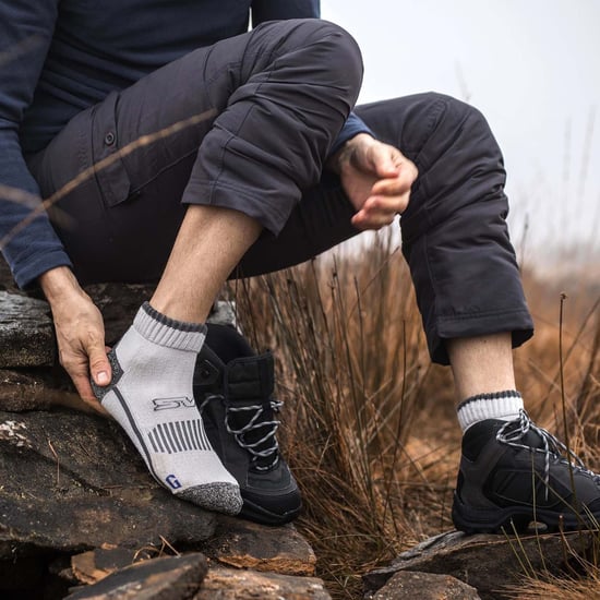 Storm Bloc Mens Cotton Rich High Ankle Length Hiking Trekking Socks - Image 4