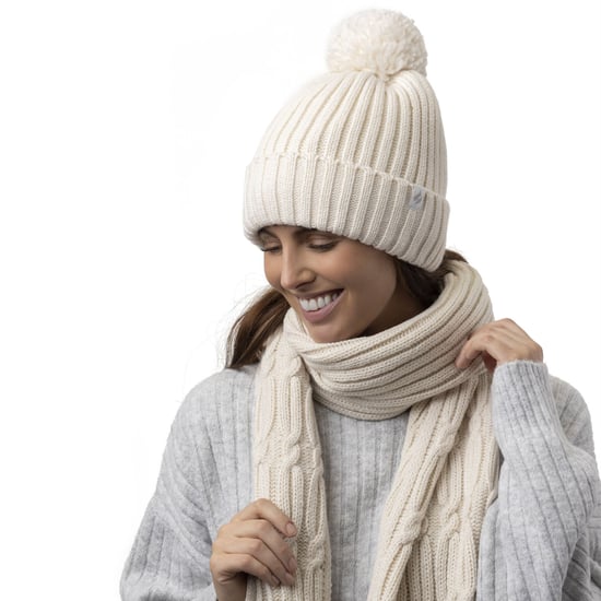 Women's Luxury Fleece Winter Scarf | Heat Holders | Thermal Fashion Scarf for Ladies - Black - Image 5