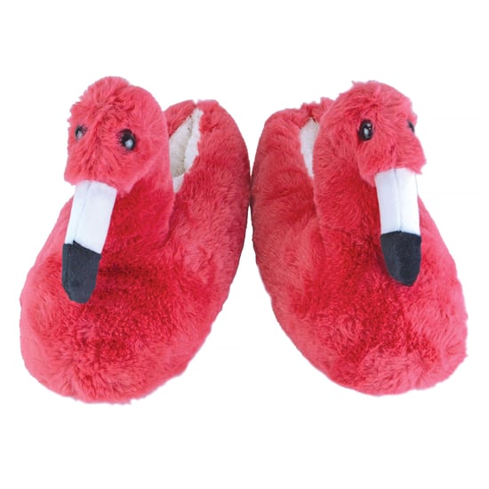 Ladies Flamingo Slippers | Novelty Funky Soft Soled Slippers for Women - Pink - Image 3