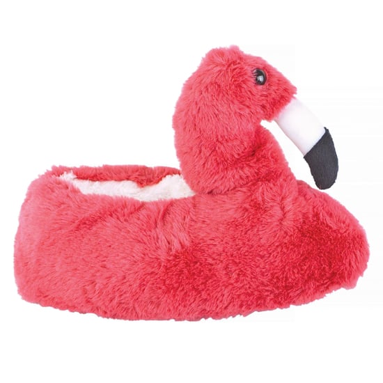 Ladies Flamingo Slippers | Novelty Funky Soft Soled Slippers for Women - Pink - Image 4